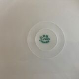 White Limoges plates