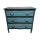 Commode cérusé bleu