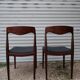 Pair of Scandinavian chairs Niels Otto Moller