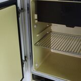 Seventies design bar cabinet by Harvey Guzzini for Stilglass Donati