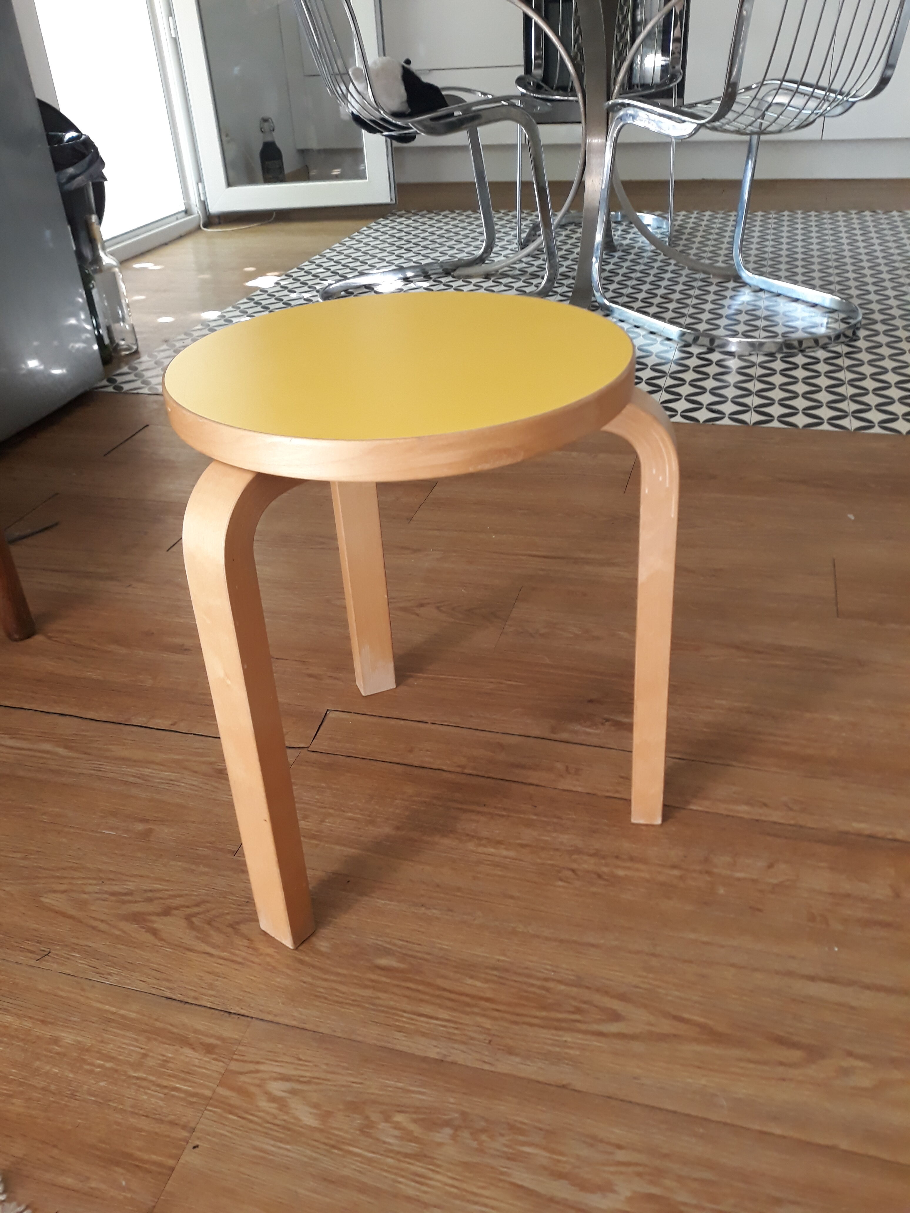 Alvar Aalto E60 stool for Artek