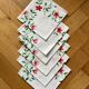 Floral cotton napkins