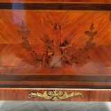 Louis XVI style showcase in marquetry - rosewood - rosewood - 19th