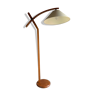 Adjustable teak floor lamp | sweden | 1960s