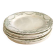 Set of 8 flat plates, Napoleon Terre de fer service