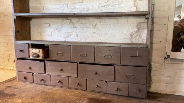 Shelves and drawers