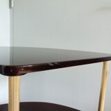 Formica corner shelf neck and gilded metal