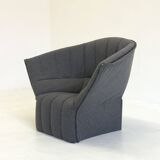 Moel armchair in dark gray from Ligne Roset by Inga Sempé