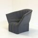 Fauteuil Moel gris foncé de Ligne Roset par Inga Sempé