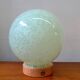 Lampe à poser verre de Clichy vert d'eau