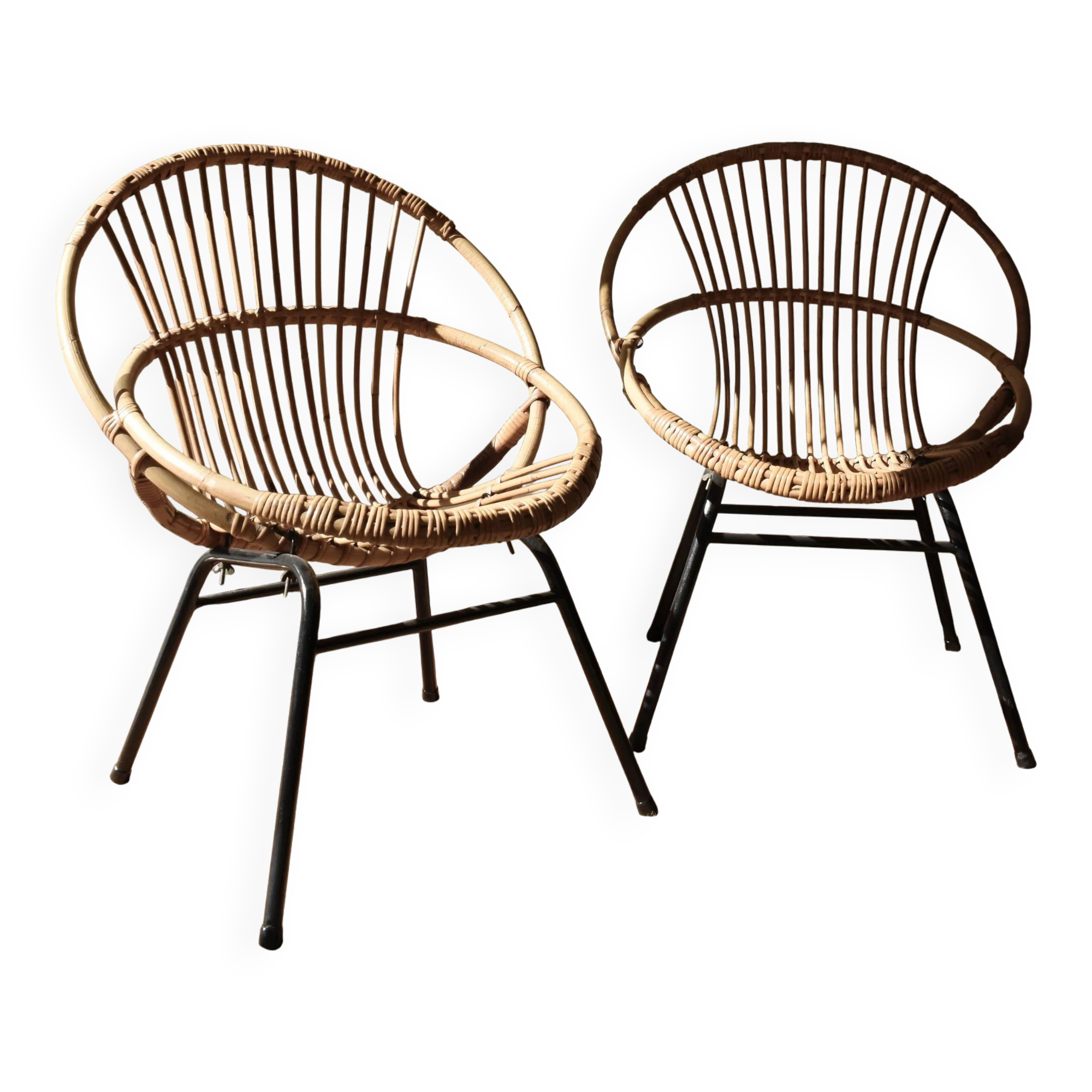 Dirk Van Sliedregt Lounge Chair: Pair of children's armchairs