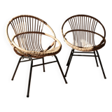 Dirk Van Sliedregt Lounge Chair: Pair of children's armchairs