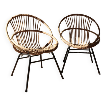 Dirk Van Sliedregt Lounge Chair : Paire de fauteuils pour enfants
