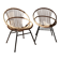 Dirk Van Sliedregt Lounge Chair: Pair of children's armchairs