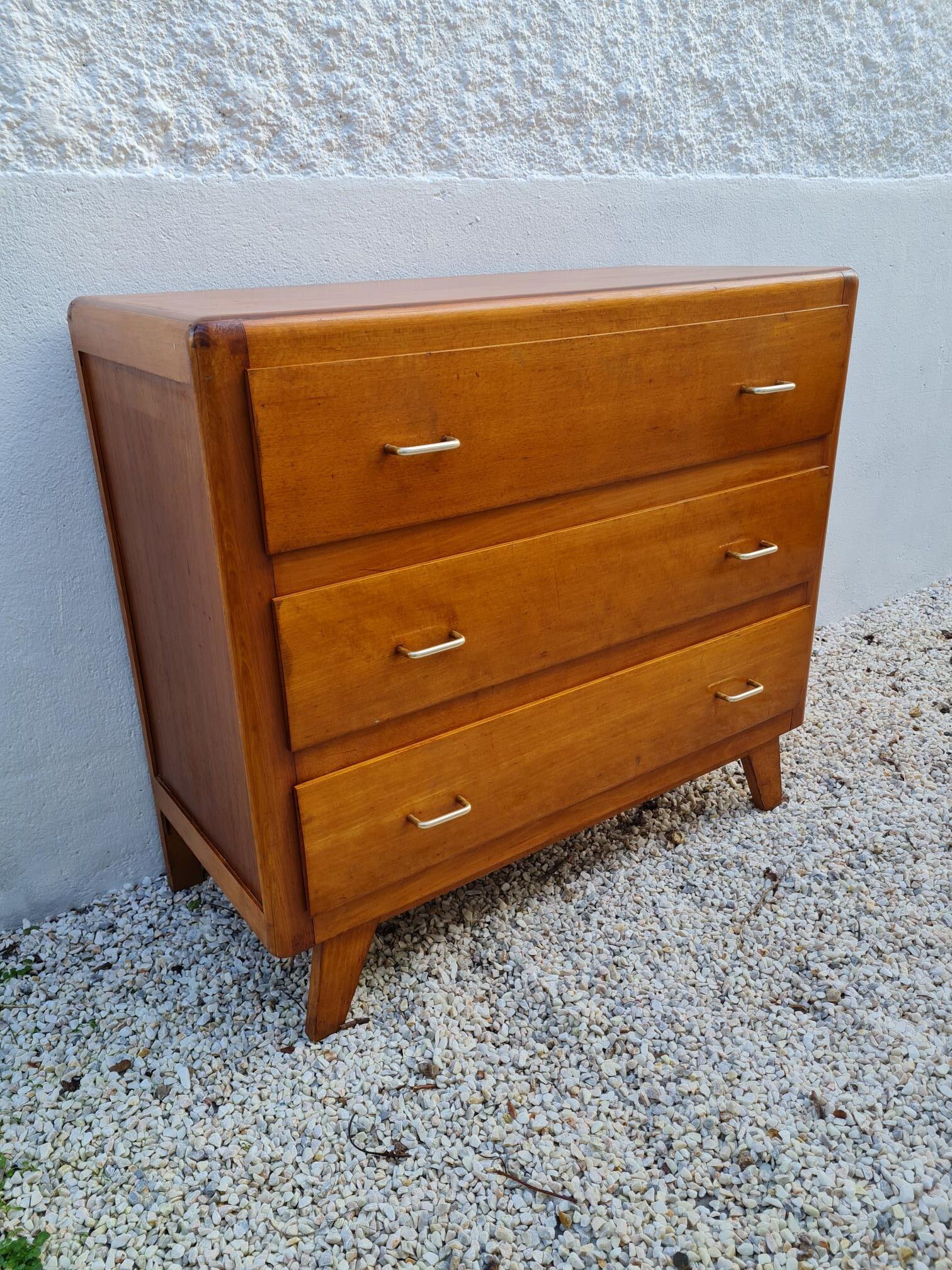 Commode pieds compas 1960