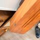 Wall-Mounted Coat Rack Rustic Wooden Shelf