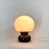 Mid Century Glass and Ceramic Table Lamp, 1960's