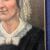 Old oil portrait