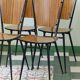 Set of 4 chairs Fusmatic in formica 60s