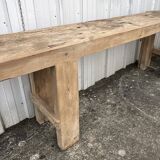 Etabli de menuisier en hêtre massif, France début XXe