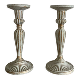 Two candle holders