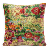 Vintage velvet cushion cover 61x61 cm