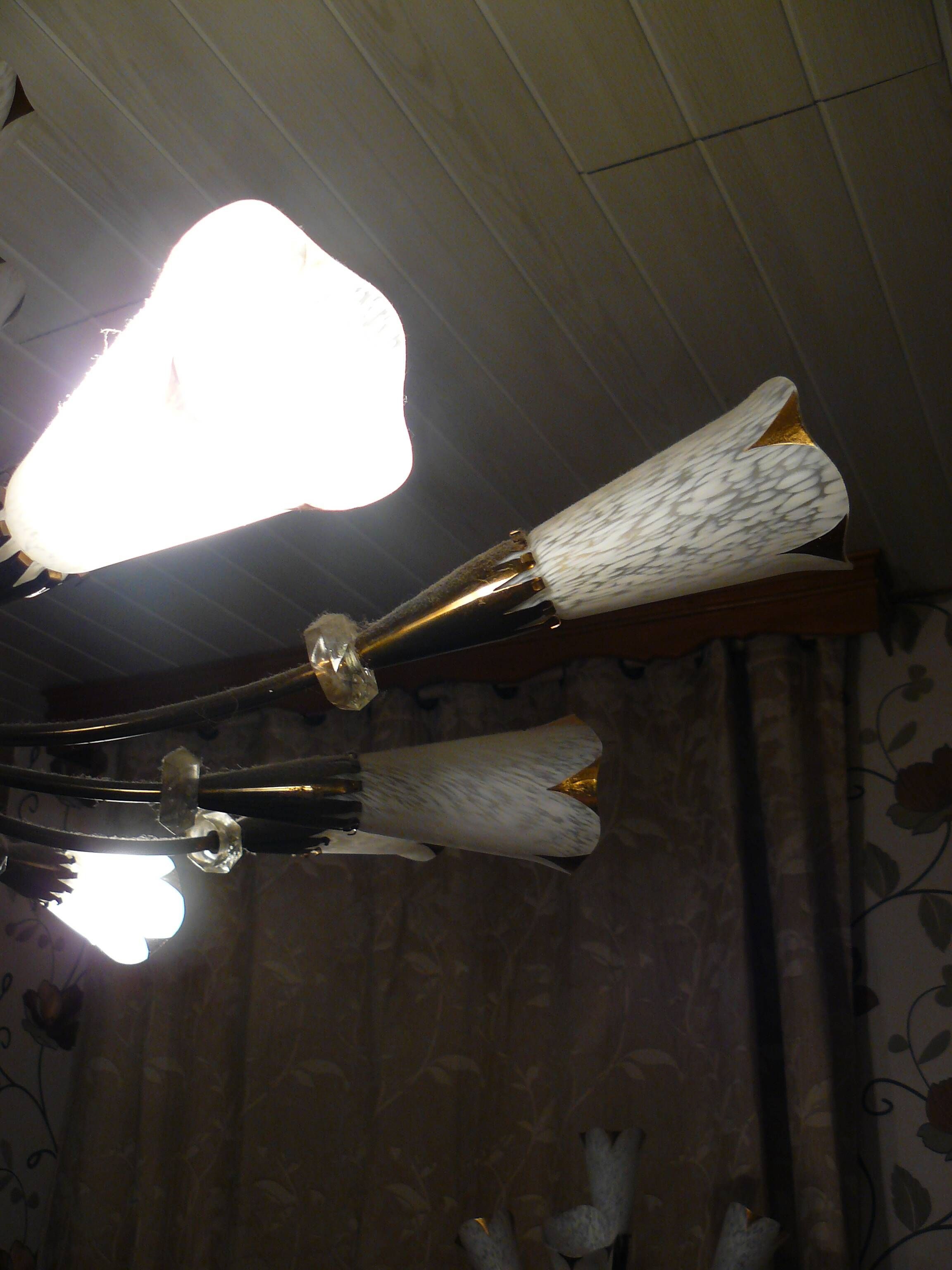 Floor lamp 10 arms house lunel ref.: arum