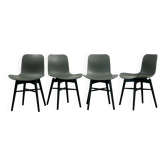 Ensemble de quatre chaises de salle à manger « Langue » par Rune Krøjgaard et Knut Bendik Humlevik pour NORR11, 2011