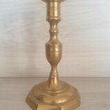 Old brass candle holder