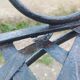 Banc de jardin en fer ancien
