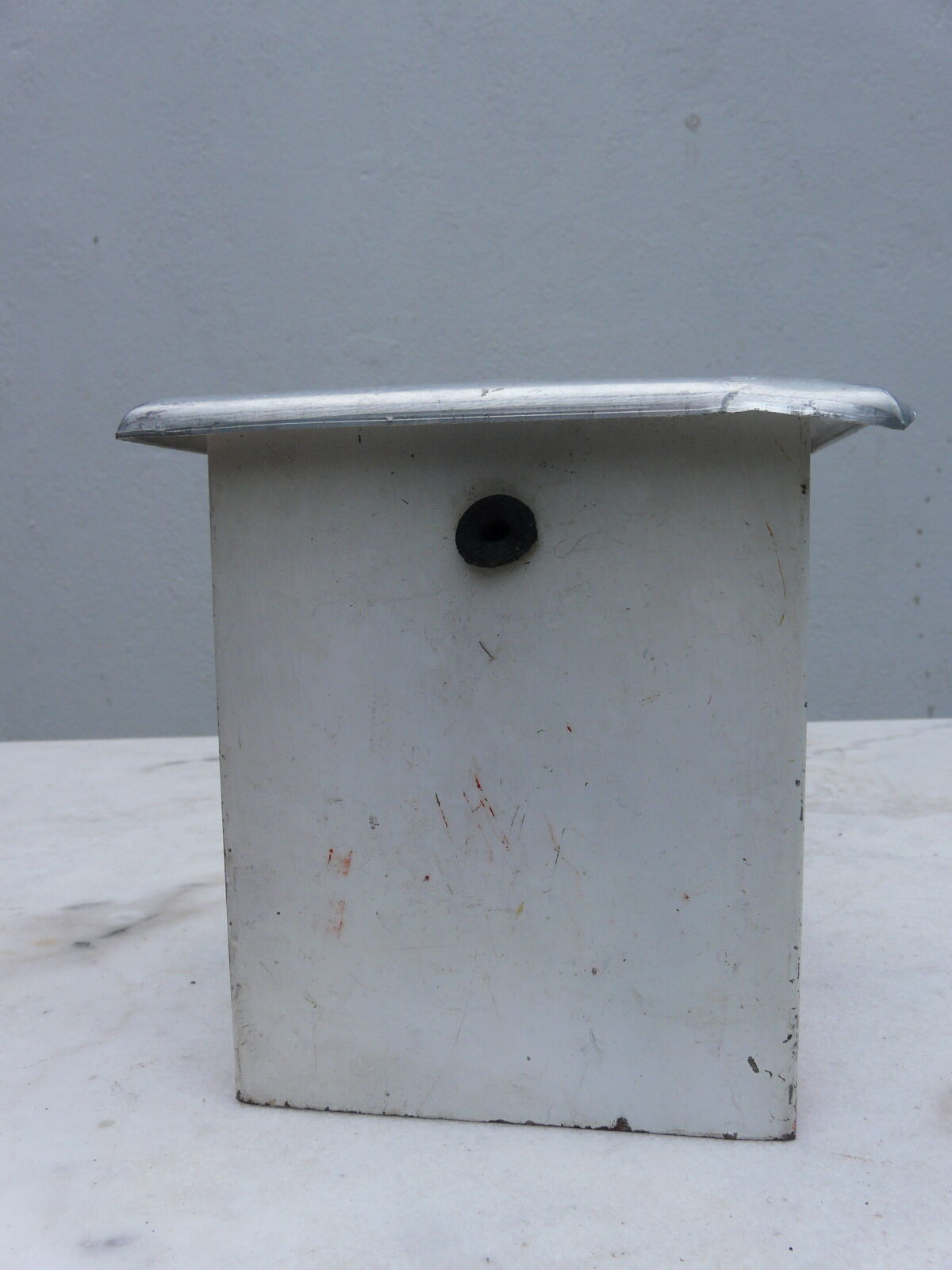 vintage gazinierre in tole and wood old kitchen toy
