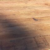 Brutalist farmhouse table Antique wooden workshop table 200cm