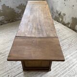 Two-sided central island counter in pine 220cm