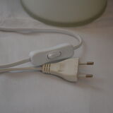 White frosted glass lamp