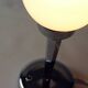 Art Deco table lamp in chrome and glass, Czechoslovakia 1940s