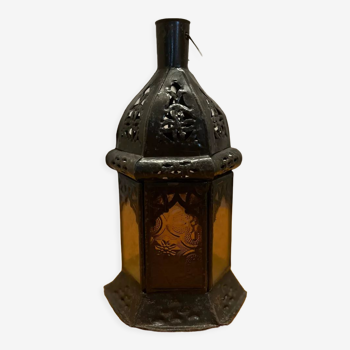 Photophore vintage style lanterne marocaine