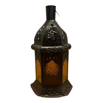 Photophore vintage style lanterne marocaine