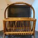 Bamboo magazine rack, 1960s