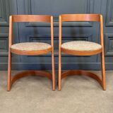 Pair of Alpha designer chairs for Baumann, 1970