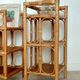 Pair of bedside tables/vintage bamboo and rattan accent furniture - 1970s