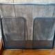 Fire screen fireplace screen black metal mesh 3 leaves vintage