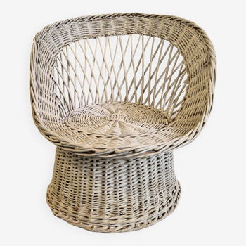 Rattan armchair