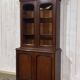 19th century English mahogany two-part bookcase