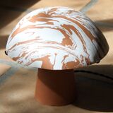 Lampe en terres mêlées