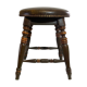 Tabouret de bar en orme bas tudor antique victorien, angleterre ca 1900