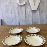 Assiettes Montereau vintage