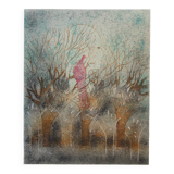 André Goezu: Dawn, the end of a dream, original signed lithograph