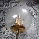 Lampe allemande  1970 4 feux  en laiton