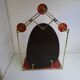 Wall coat holder vintage perforated sheet metal