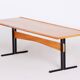 Mid-Century Modern Ash & Steel Dining Table, 1960s